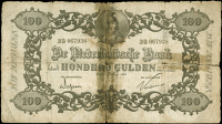 Netherlands, De Nederlandsche Bank, One Hundred Gulden, 2 January 1920, BG 067938, Delprat-Vissering signatures...