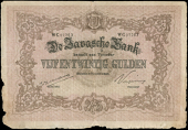 Netherlands East Indies, De Javasche Bank, Twenty-Five Gulden, 7 January 1903, WG 07263, van Suchtelen-Vissering...