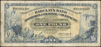 Southern Rhodesia, Barclays Bank (D.C.O.), One Pound, 1 June 1936, O 582438 (Pick S112a). Good fine 	£150-200



