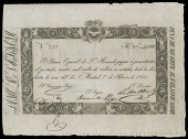 Spain, El Banco Español de San Fernando, Four Thousand Réales de vellon, 1 February 1835, no. 992, Madrid (Pick...