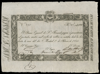Spain, El Banco Español de San Fernando, Four Thousand Réales de vellon, 1 February 1835, no. 992, Madrid (Pick...