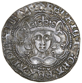 Henry VI (First reign, 1422-1461), Annulet issue, Groat, Calais, mm. cross II, no fleur on breast, reads angl’,...