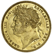 George IV (1820-1830), Sovereign, 1821 (M 5; S 3800). Some obverse surface marks, otherwise very fine