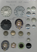 Badges, Buttons and Livery, Manchester Ship Canal, metal badges and buttons (21, mostly different), including...