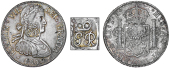 British Honduras, Countermarked series, c. 1810-20, Dollar, MEXICO, Ferdinand VII, 8 Réales, 1809th, Mexico City,...