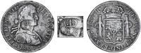 British Honduras, ——— Dollar, MEXICO, Ferdinand VII, 8 Réales, 1809th, Mexico City, military bust, obv....