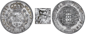 British Honduras, ——— Brazil, John VI, 960 Réis, 1820r, Rio, overstamped on a Spanish-American 8 Réales...