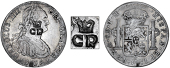 British Honduras, ——— Dollar, MEXICO, Charles IIII, 8 Réales, 1805th, Mexico City, obv. countermarked with...