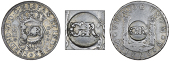Jamaica, ——— Half-Dollar (valued at Three Shillings and Fourpence), MEXICO, Ferdinand VI, 4 Réales, 1758mm,...