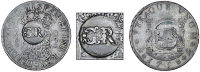 Jamaica, ——— Half-Dollar, MEXICO, Ferdinand VI, 4 Réales, 1758mm, Mexico City, both sides centrally...