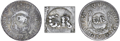 Jamaica, ——— Quarter-Dollar (valued at One Shilling and Eight Pence), viceroyalty of peru, Ferdinand VI, 2...