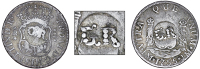 Jamaica, ——— Quarter-Dollar (valued at One Shilling and Eight Pence), viceroyalty of peru, Ferdinand VI, 2...
