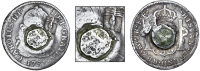 Haiti, ——— Quarter-Dollar (valued at Two and Three-Quarter Escalins), MEXICO, Charles III, Two Réales,...