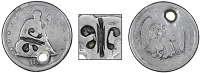 Puerto Rico, ——— Twenty Centimos or Fifth-Dollar, U.S.A., 20 Cents, 18[75]s, holed near edge and obv....