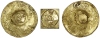 Virgin Islands – Tortola, 8 dwt Standard, c. 1798, Sixty-Six Shillings, Brazil, Joseph I, counterfeit 6,400 Réis,...