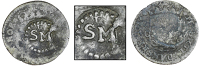 St. Maarten, ——— One Stuiver (c. 1798), DENMARK, Frederick IV, Two Skillings, 1716, Gluckstadt, obv....