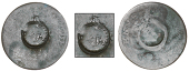 St. Maarten, ——— One Stuiver (perhaps c. 1805), a Cayenne 2 Sous, obv. countermarked sm raised within a beaded...