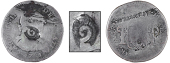 St. Bartholomew (St. Barts), ——— Nine Stuivers, MEXICO, Charles III, Réal, 1781ff, Mexico City, obv....