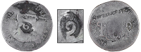St. Bartholomew (St. Barts), ——— Nine Stuivers, MEXICO, Charles III, Réal, 1781ff, Mexico City, obv....