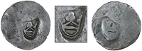 St. Bartholomew (St. Barts), One Stuiver (c. 1797), an undersize flan, perhaps billon, one side countermarked with a...