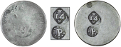 St. Bartholomew (St. Barts), St. Eustatius-St. Barts, Authority of 30 December 1808, Fourteen Stuivers, Philip V, a...