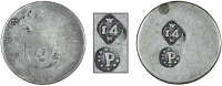 St. Bartholomew (St. Barts), St. Eustatius-St. Barts, Authority of 30 December 1808, Fourteen Stuivers, Philip V, a...