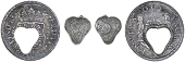 Gibraltar, ——— Quarter-Dollar, MEXICO, Ferdinand VI, 2 Réales, 175[–]m, Mexico City, centrally pierced from...