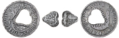 Gibraltar, ——— Eighth-Dollar, MEXICO, Philip V, One Réal, 1740mf, Mexico City, centrally pierced from the...