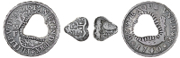 Gibraltar, ——— Eighth-Dollar, MEXICO, Philip V, One Réal, 1740mf, Mexico City, centrally pierced from the...
