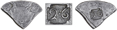 Dominica, St. Vincent-Dominica, Authority of December 1797 on St. Vincent, Quarter-Dollar, MEXICO, a cut quarter...