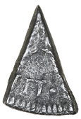 Barbados (General West Indies), Eighth-Dollar, Charles III, a cut eighth segment of a Spanish-American 4 Réales,...