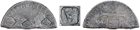 St. Vincent, Authority of December 1797, Half-Dollar (valued at Four Shillings and Three-Halfpence, or...