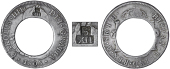 St. Vincent, Authority of September 1811, Twelve Bitts (valued at Nine Shillings), MEXICO, Charles IIII, 8 Réales,...