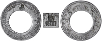 St. Vincent, Authority of September 1811, Twelve Bitts (valued at Nine Shillings), MEXICO, Charles IIII, 8 Réales,...