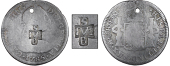St. Vincent, ——— Four-and-a-Half Bitts, MEXICO, Charles III, 2 Réales, 1785fm, Mexico City, obv....
