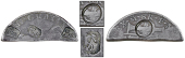 St. Vincent, St. Lucia-St. Vincent, Issues of c. 1798 on St. Lucia, Four Escalins, MEXICO, Charles IIII, a...