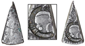 Grenada, Issues of c. 1786, One Bitt (value Ninepence, after 21 March 1787 reduced to Sixpence), a lightweight cut...