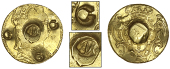 Grenada, ——— Sixty-Six Shillings, Maria I, 6,400 Réis, obv. countermarked with script jr raised within an...