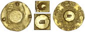 Grenada, ——— Sixty-Six Shillings, BRAZIL, Maria I, 6,400 Réis, obv. countermarked with an incuse g thrice...