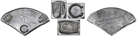 Grenada, ——— Four Bitts, Charles IIII, a cut third segment of a Spanish-American 8 Réales, obv. countermarked...