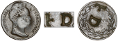 Trinidad, ——— Stampee, Venezuela, Republic, Centavo, 1858, rev. countermarked with incuse fd, 6.95g/107.2 gr...