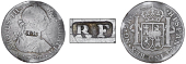 USA, Colonial New York, Quarter-Dollar, spanish captaincy-general of GUATEMALA, Charles III, 2 Réales, 1787m, Nueva...