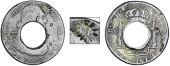 Prince Edward Island, ——— Holey Dollar, MEXICO, Charles IIII, 8 Réales, 1804th, Mexico City, centrally...