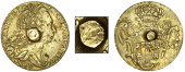 Unattributed, Portugal, Joseph I, 4 Escudos, 1763, Lisbon, with an anonymous central plug, 13.18g/203.4 gr/8.47 dwt...
