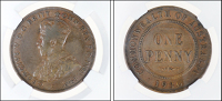 Australia, George V, Penny, 1930 (KM 23). Fair to fine, very rare 	
£2,000-3,000