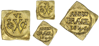 Brazil, Pernambuco, Geoktrooieerde Westindische Compagnie, 6 Guilders, 1646, Recife, struck on a square flan, gwc...