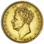 George IV (1820-1830), Sovereign, 1826 (M 11; S 3801). Slight edge nick, otherwise good very fine or better 	£400-500