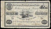 Guernsey, Early Private Banks, The Guernsey Banking Co Ltd, One Pound, 1 September 1903, B/D 9, Collings-Harvey...