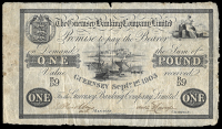 Guernsey, Early Private Banks, The Guernsey Banking Co Ltd, One Pound, 1 September 1903, B/D 9, Collings-Harvey...