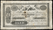 Early Irish Issues

, Co. Cork, Cork, Cork Bank, One Pound, 1 November 1825, no. 5824, for Charles Henry Leslie &...